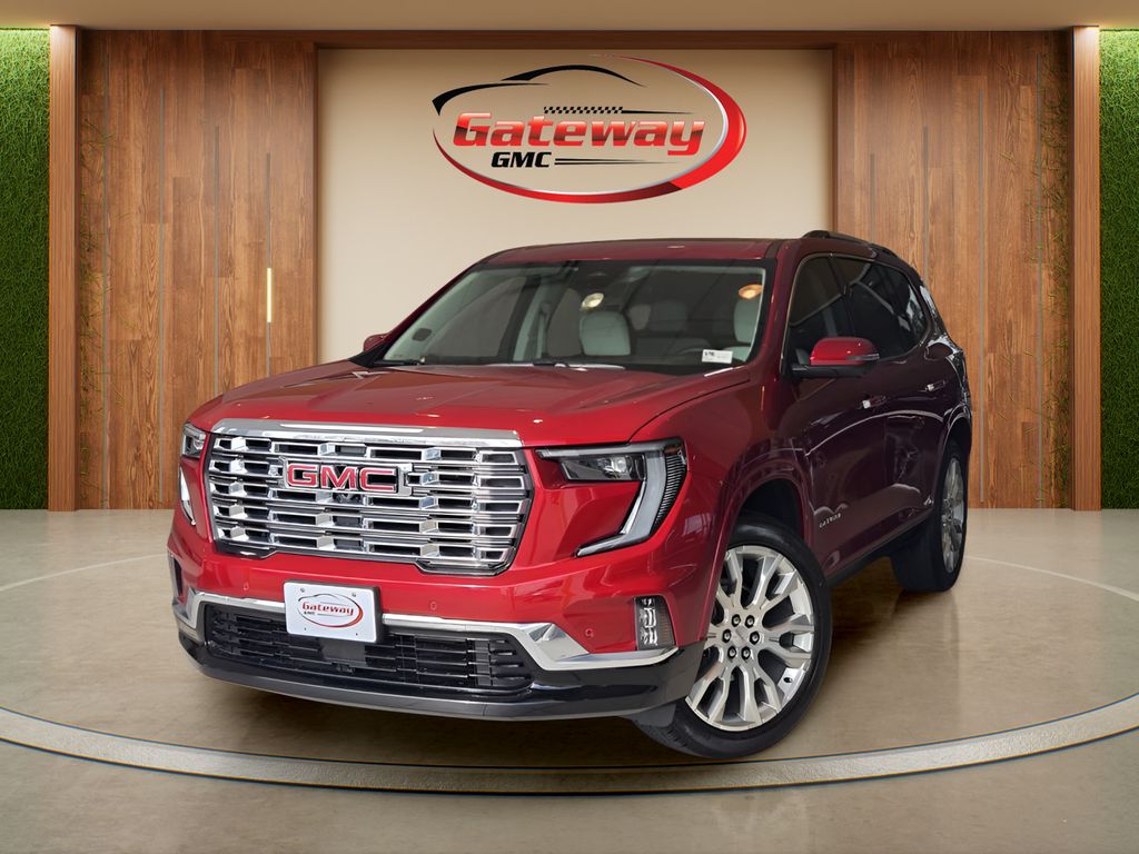 Volcanic Red Tintcoat 2024 GMC Acadia SUV / Crossover Four-Wheel Drive 8-Speed Automatic