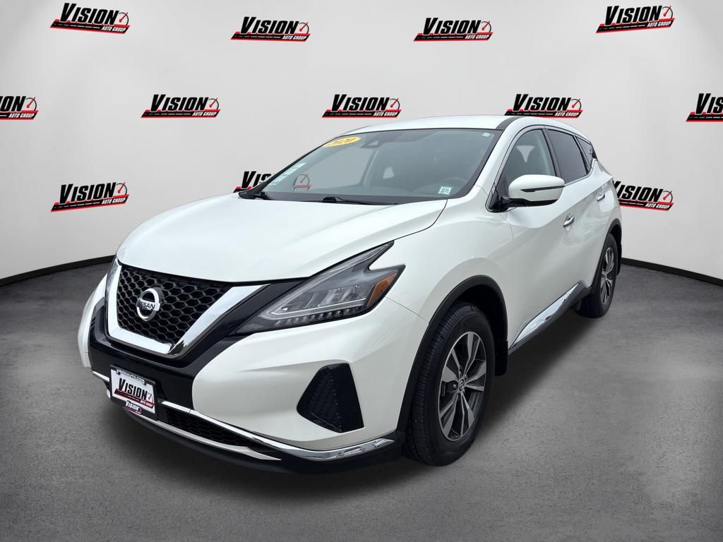 Pearl White Tricoat 2020 Nissan Murano S FWD SUV / Crossover Front-Wheel Drive Continuously Variable Transmission