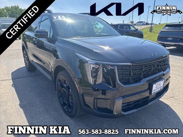 Ebony Black 2025 Kia Sorento SUV / Crossover All-Wheel Drive 8-Speed Dual Clutch