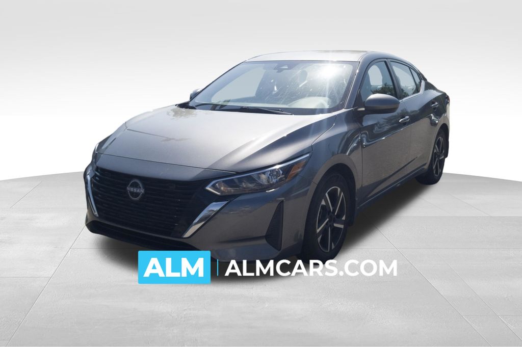 Gray (Gun Metallic) 2024 Nissan Sentra Sedan Front-Wheel Drive Continuously Variable Transmission