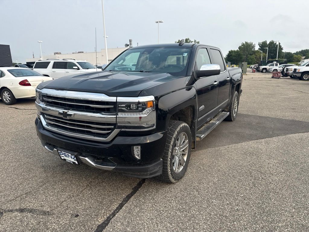 Black 2017 Chevrolet Silverado 1500 Pickup Truck Four-Wheel Drive 8-Speed Automatic Overdrive