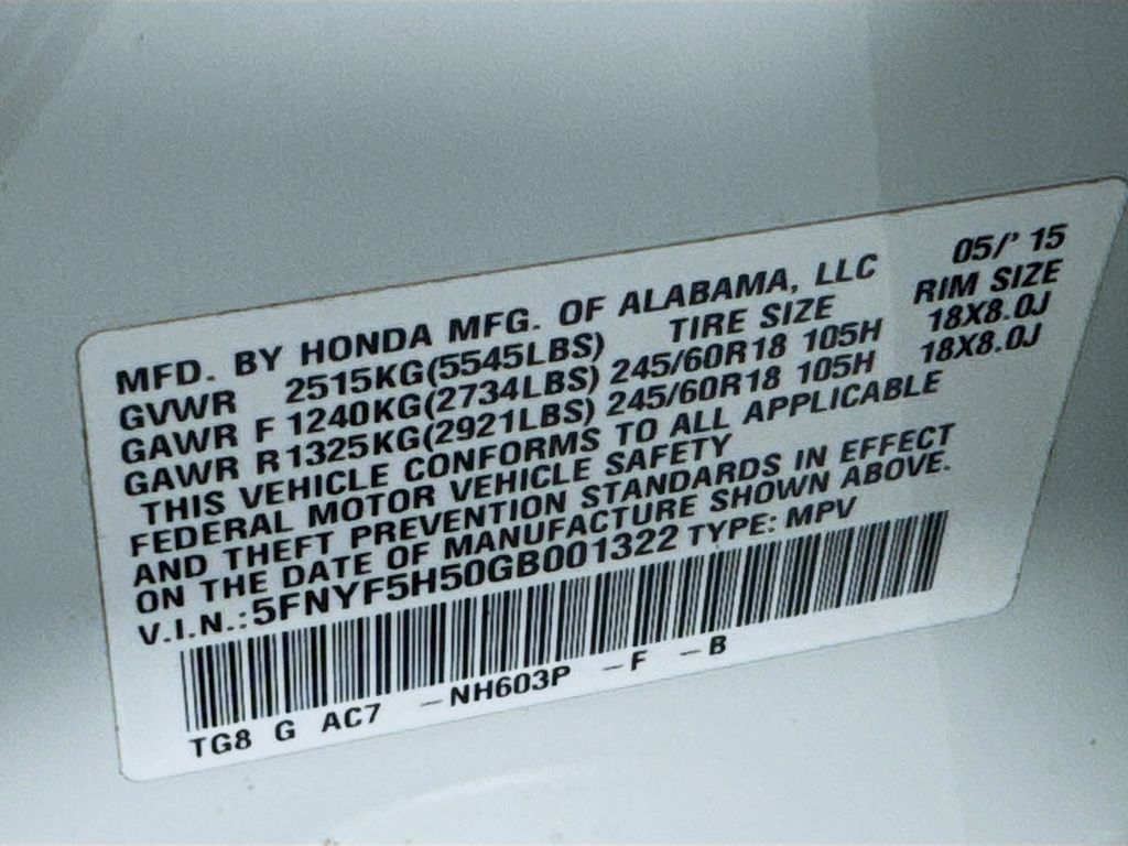 Used Car 2016 Honda Pilot  Ex-l For Sale Under $15,000 In Austin, Texas