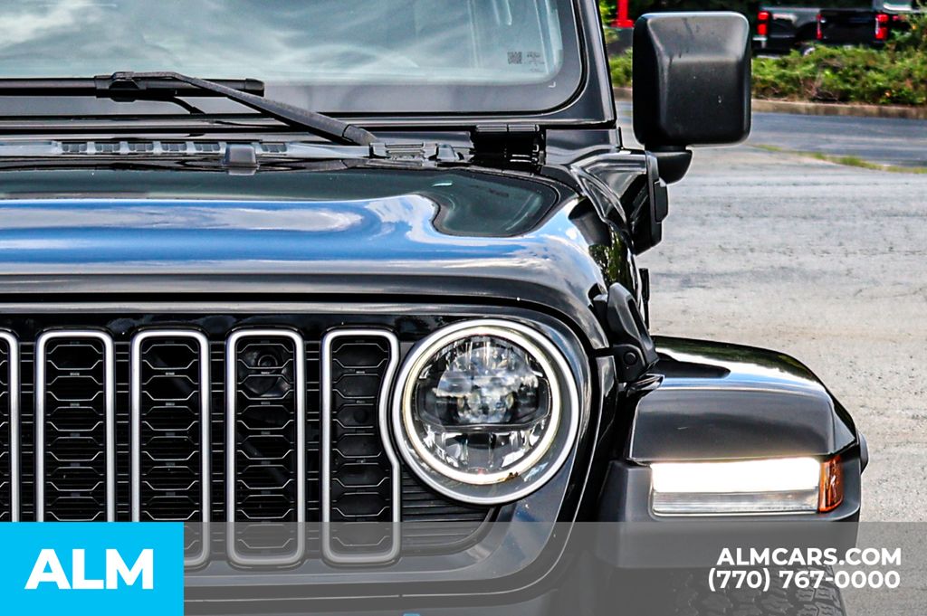 Used 2024 Black Jeep Sahara 4xe image 14