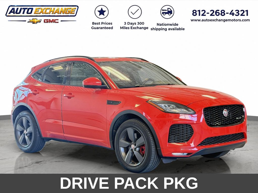 Orange 2020 Jaguar E-PACE SUV / Crossover All-Wheel Drive 9-Speed Automatic