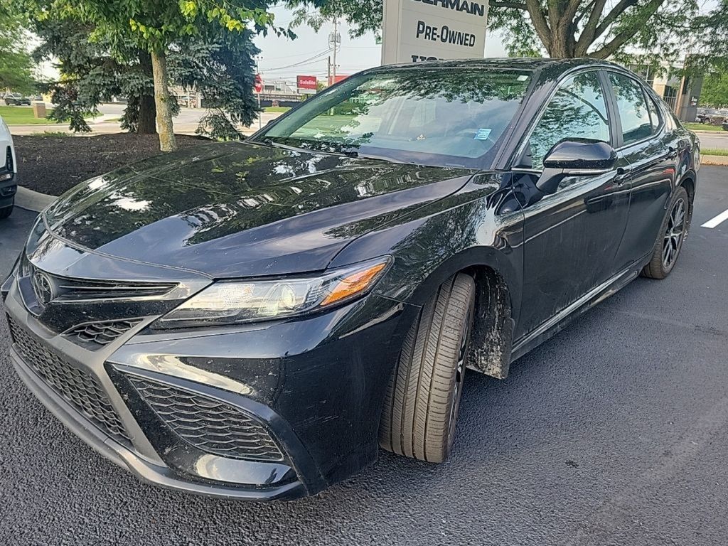 Used 2023 Black Toyota SE image 2