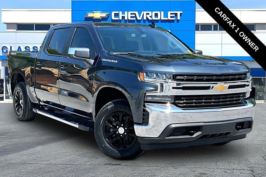 Shadow Gray Metallic 2022 Chevrolet Silverado 1500 Pickup Truck Four-Wheel Drive 8-Speed Automatic