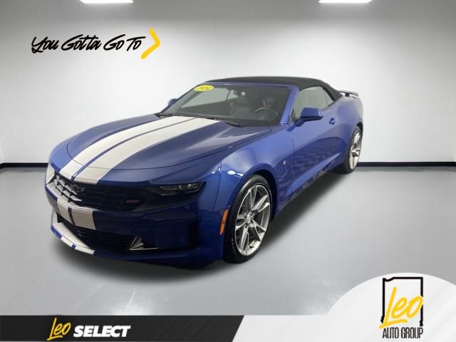 Riverside Blue Metallic 2024 Chevrolet Camaro Convertible Rear-Wheel Drive Automatic