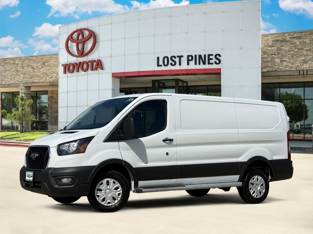 Oxford White 2025 Ford Transit Cargo Van Rear-Wheel Drive