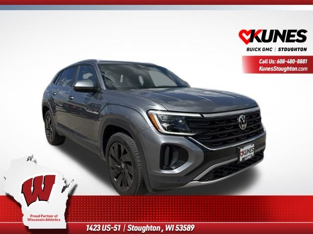 Platinum Gray Metallic 2024 Volkswagen Atlas Cross Sport SUV / Crossover All-Wheel Drive 8-Speed Automatic