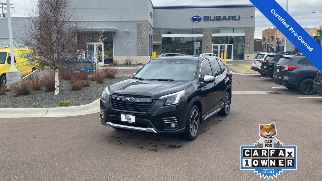 Crystal Black Silica 2022 Subaru Forester Touring Crossover AWD SUV / Crossover All-Wheel Drive Continuously Variable Transmission