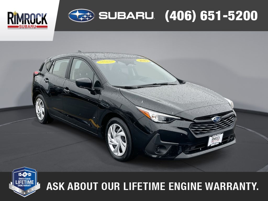 Crystal Black Silica 2025 Subaru Impreza AWD Wagon All-Wheel Drive Continuously Variable Transmission