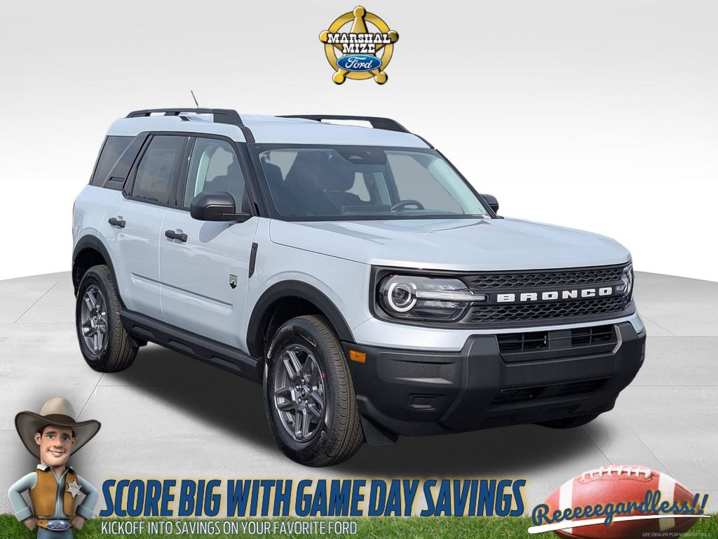 Space White Metallic 2026 Ford Bronco Sport SUV / Crossover All-Wheel Drive 8-Speed Automatic