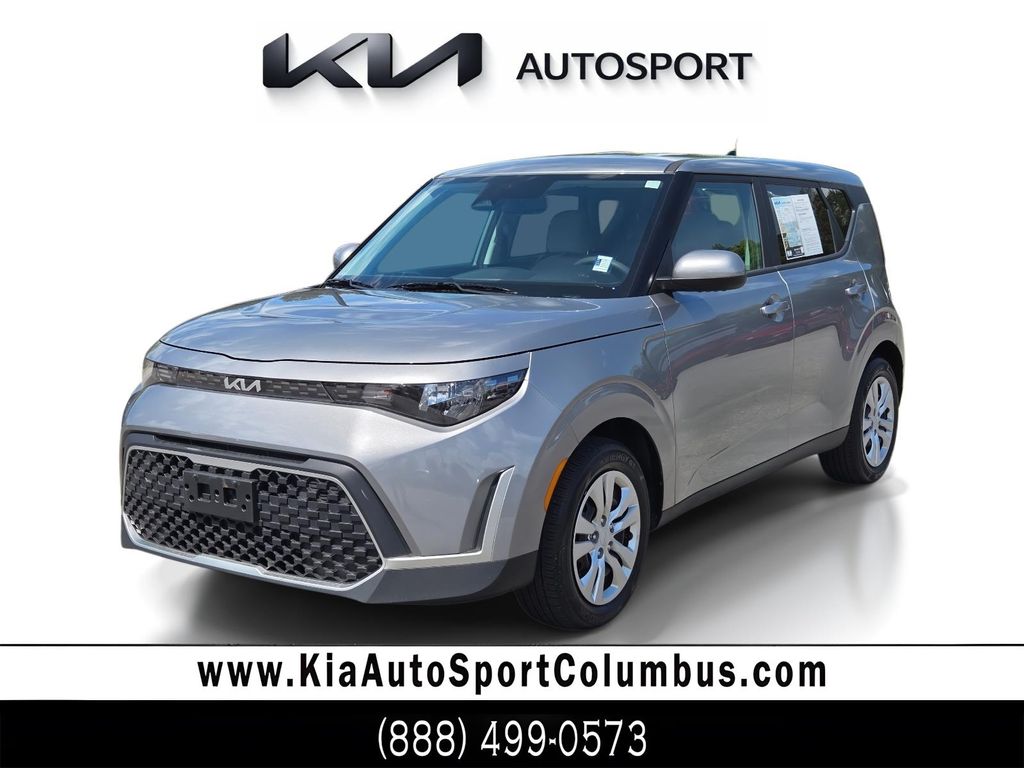 Steel Gray 2025 Kia Soul LX FWD SUV / Crossover Front-Wheel Drive Continuously Variable Transmission