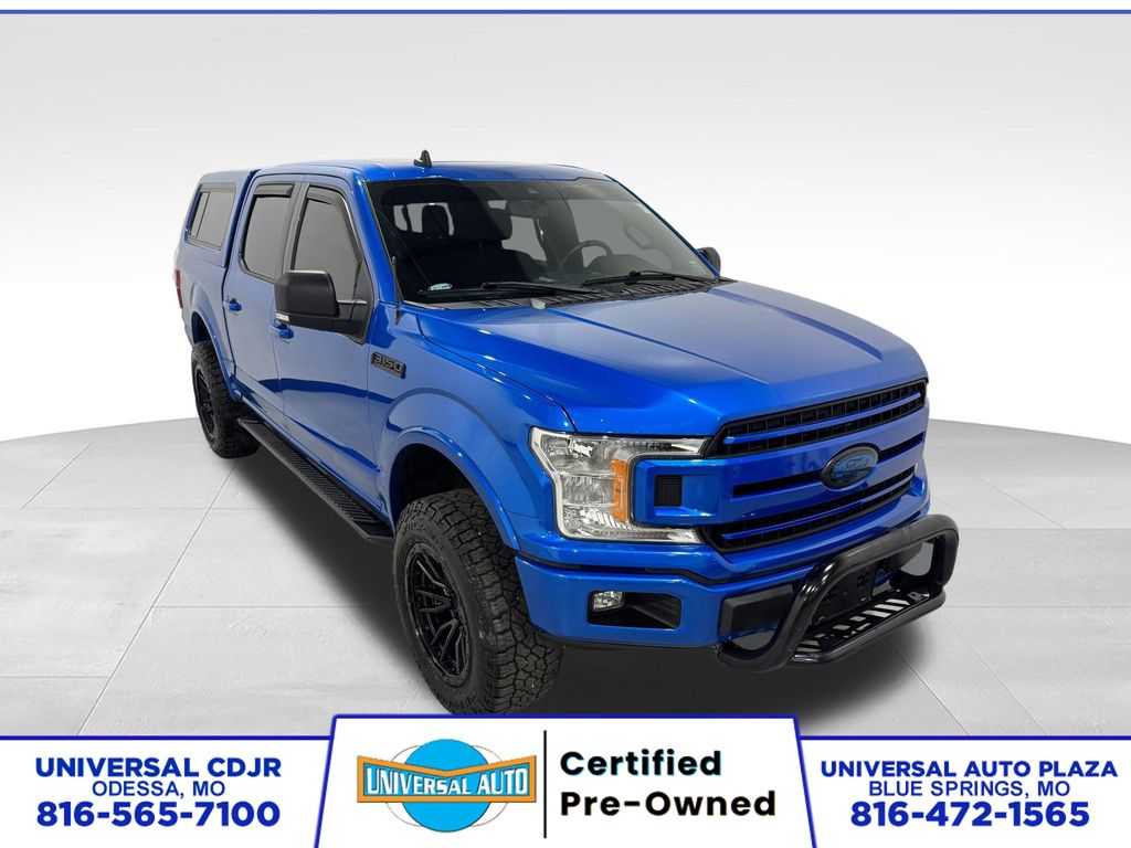 Velocity Blue Metallic 2020 Ford F-150 Pickup Truck Four-Wheel Drive Automatic