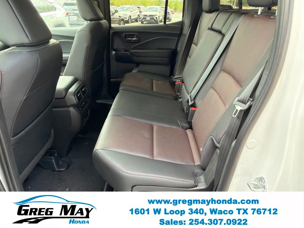 2026 Honda Ridgeline Black Edition White at Greg May Honda