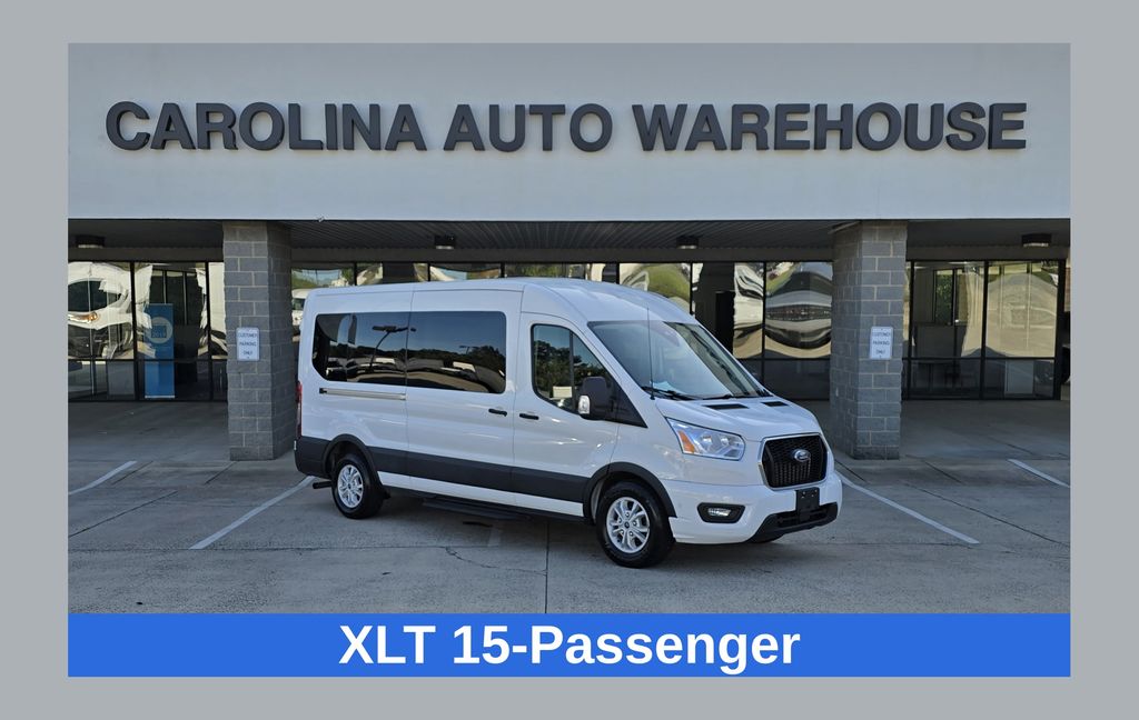 Oxford White 2021 Ford Transit Passenger Van Rear-Wheel Drive