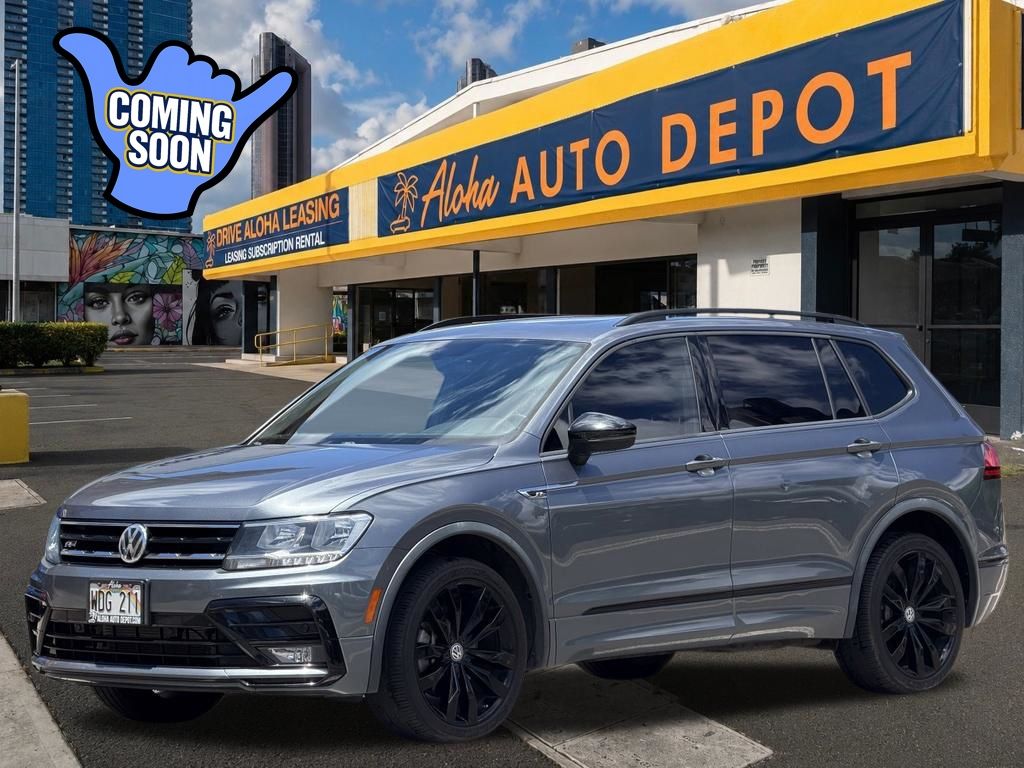 Platinum Gray Metallic 2021 Volkswagen Tiguan SUV / Crossover Front-Wheel Drive 8-Speed Automatic