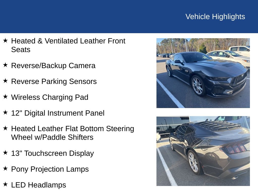 2024 Ford Mustang GT Premium Fastback