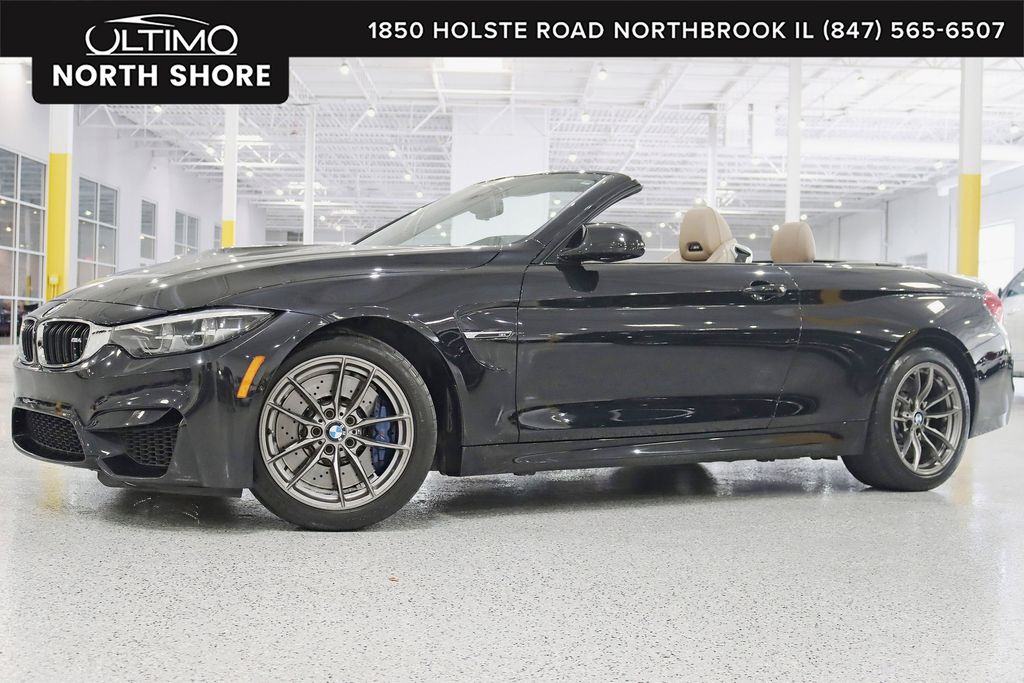 Black Sapphire Metallic 2018 BMW M4 Convertible Rear-Wheel Drive 7-Speed Automatic