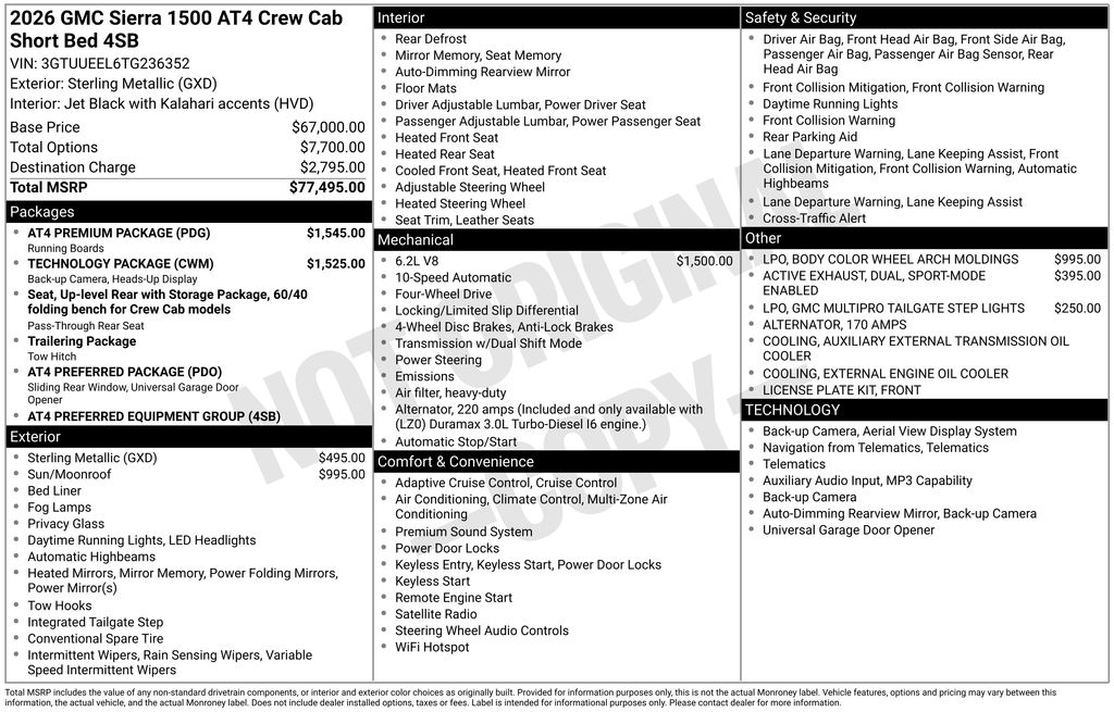 Used 2026 GMC Sierra 1500 Truck