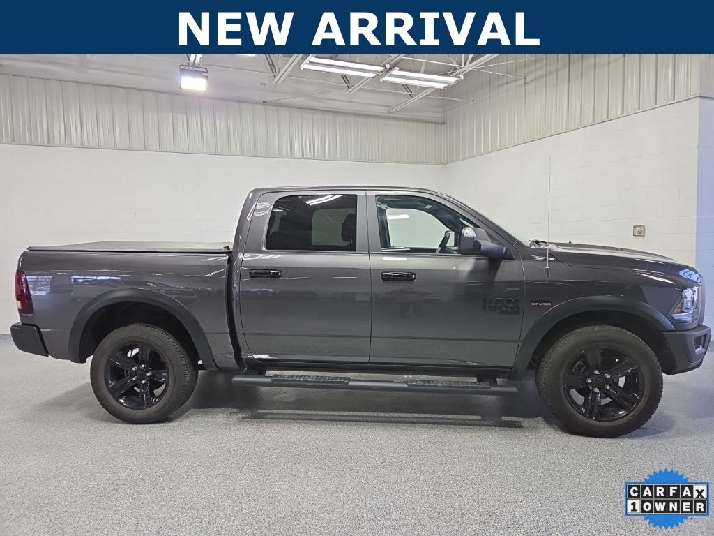 Gray (Granite Crystal Metallic Clearcoat) 2024 RAM 1500 Classic Warlock Crew Cab 4WD Pickup Truck Four-Wheel Drive 8-Speed Automatic