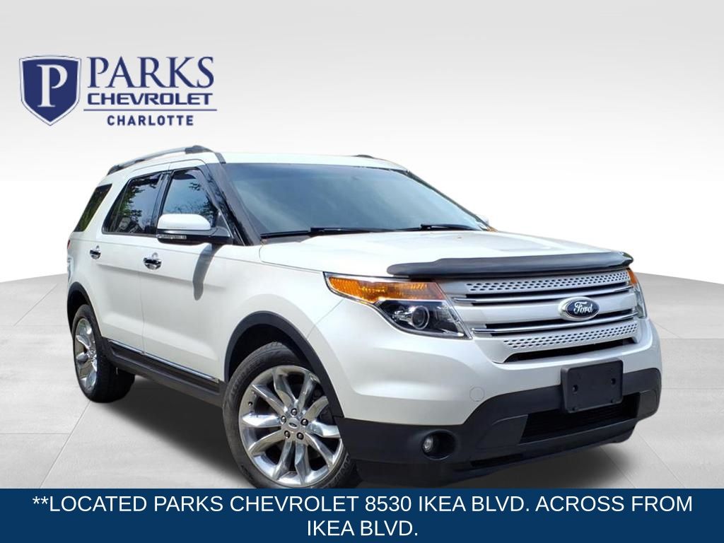 White Platinum Clearcoat Metallic 2014 Ford Explorer Limited 4WD SUV / Crossover All-Wheel Drive 6-Speed Automatic