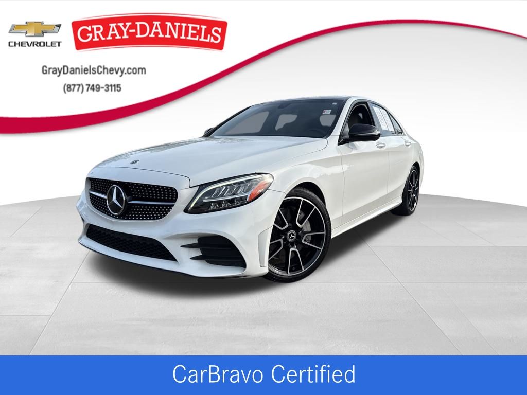 Polar White 2019 Mercedes-Benz C-Class C 300 RWD Sedan Rear-Wheel Drive 9-Speed Automatic