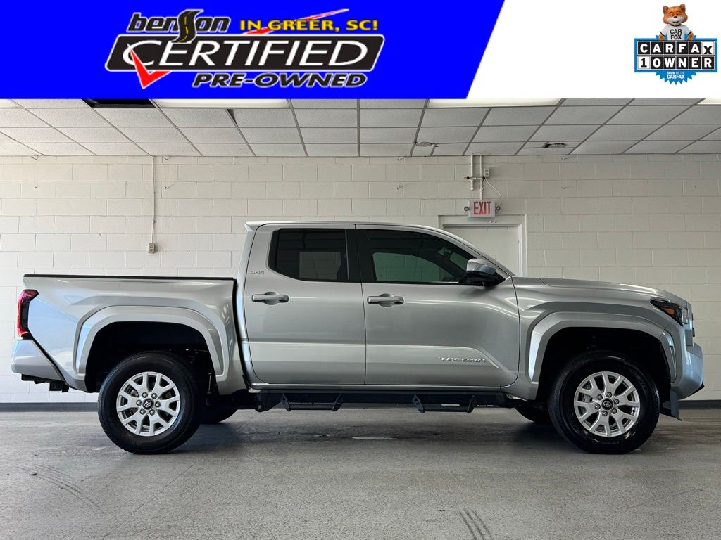 Celestial Silver Metallic 2024 Toyota Tacoma Pickup Truck Four-Wheel Drive 8-Speed Automatic
