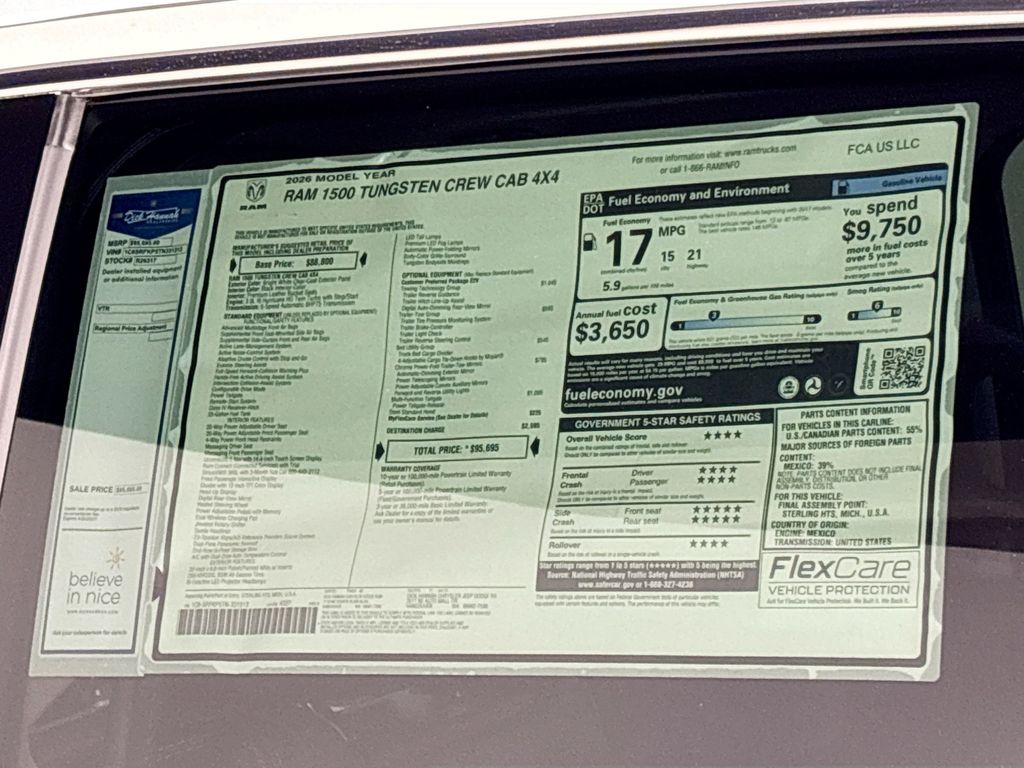 2026 Ram 1500 Tungsten