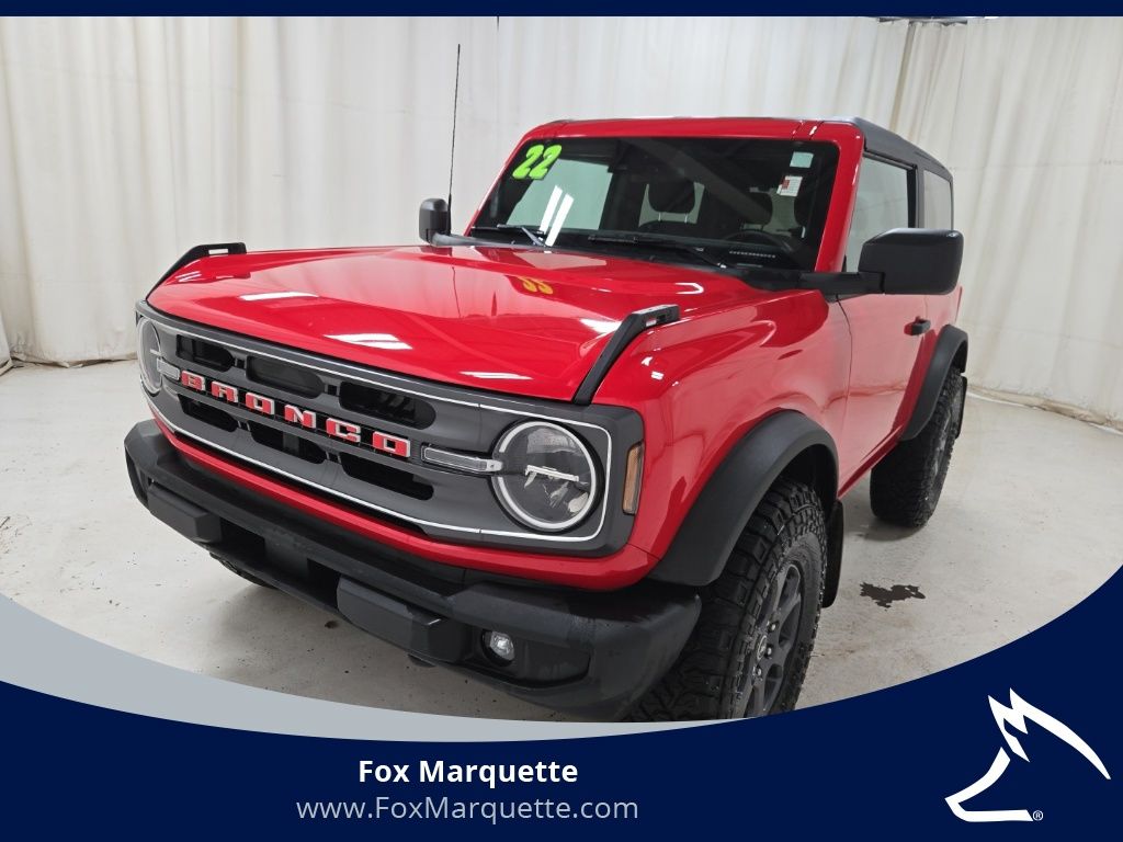 Race Red 2022 Ford Bronco SUV / Crossover Four-Wheel Drive 7-Speed Manual