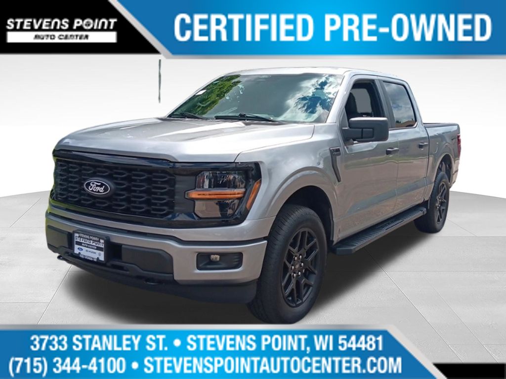 Iconic Silver Metallic 2025 Ford F-150 Pickup Truck Four-Wheel Drive Automatic