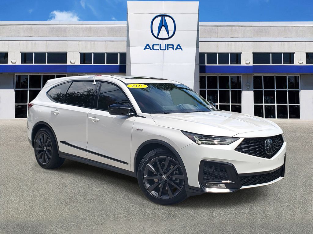 Platinum White Pearl 2025 Acura MDX SUV / Crossover All-Wheel Drive Automatic