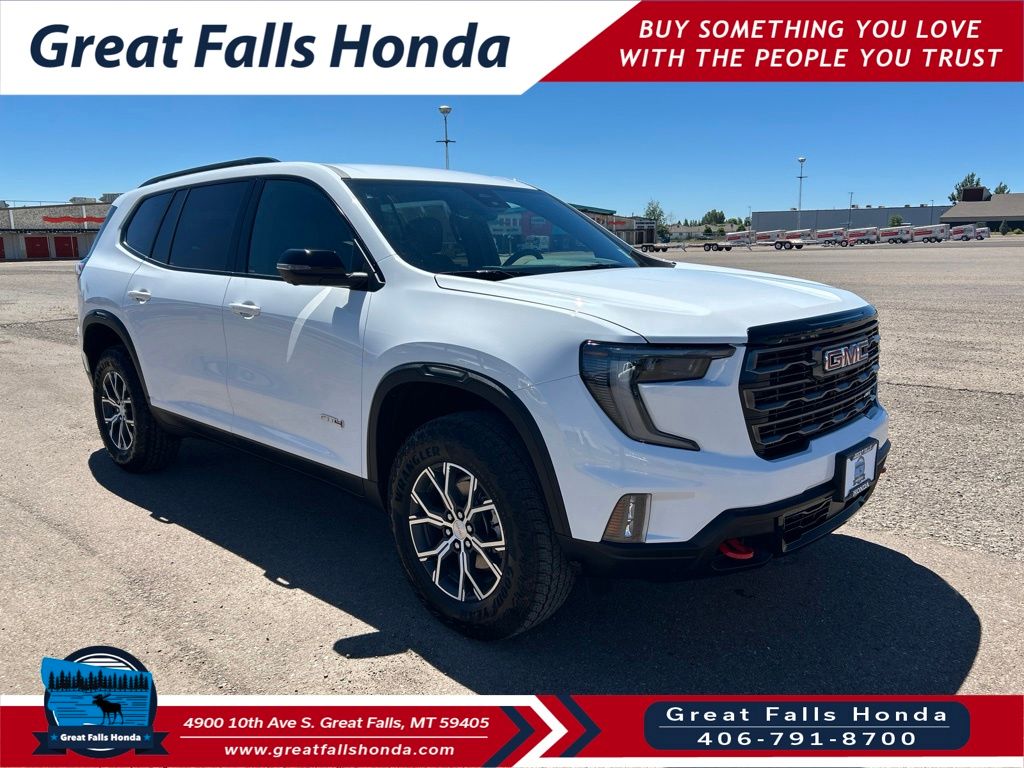 Summit White 2026 GMC Acadia SUV / Crossover Four-Wheel Drive 8-Speed Automatic