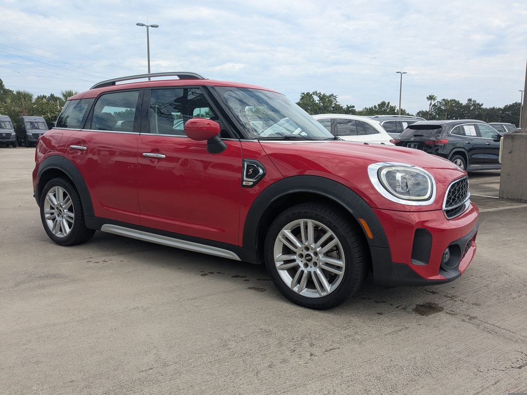 Chili Red 2024 MINI Countryman SUV / Crossover Front-Wheel Drive 7-Speed Automatic