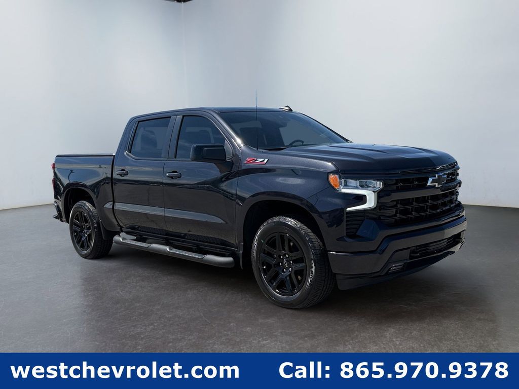 Dark Ash Metallic 2023 Chevrolet Silverado 1500 Pickup Truck Four-Wheel Drive Automatic