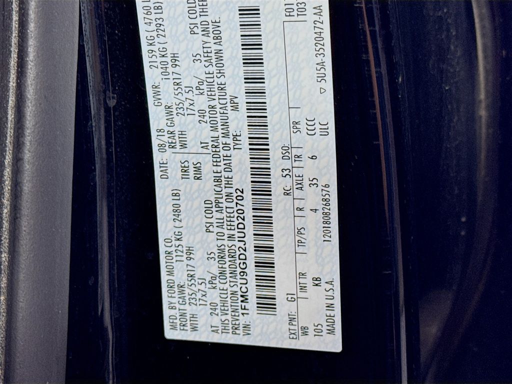 Used Car 2018 Ford Escape  Se For Sale Under $15,000 In Austin, Texas