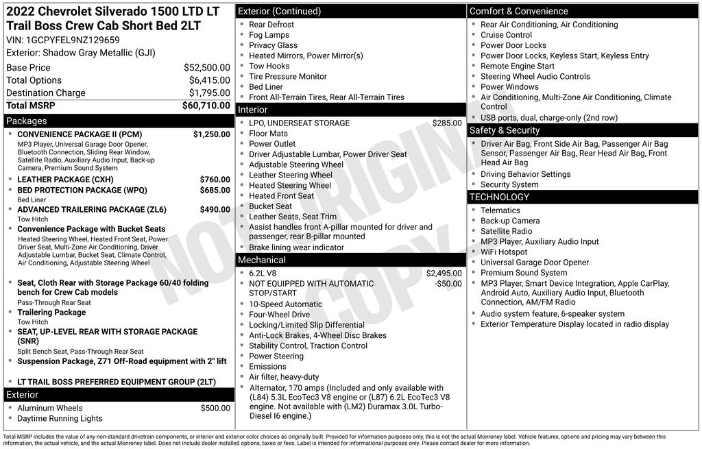 Used 2022 Chevrolet Silverado 1500 LTD Truck