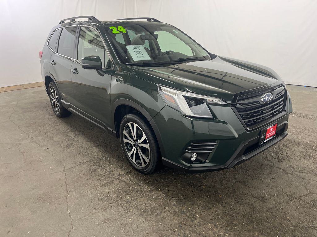 Silver 2024 Subaru Forester SUV / Crossover All-Wheel Drive Continuously Variable Transmission