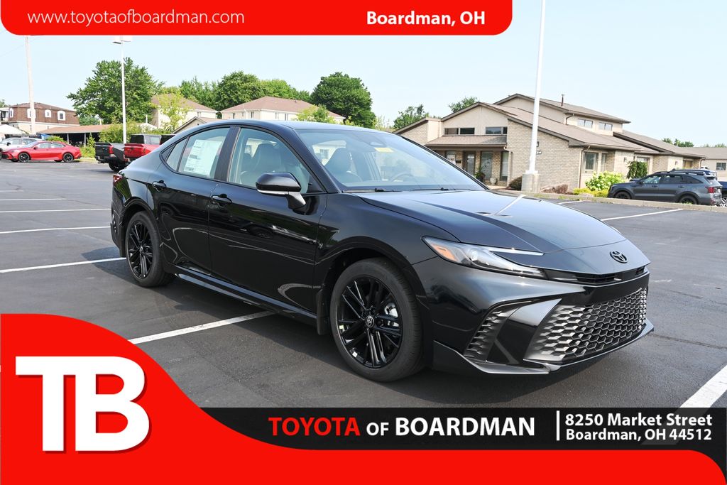 Midnight Black 2026 Toyota Camry Sedan All-Wheel Drive Continuously Variable Transmission