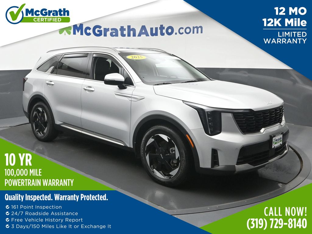 Silky Silver 2025 Kia Sorento Hybrid SUV / Crossover All-Wheel Drive 6-Speed Automatic