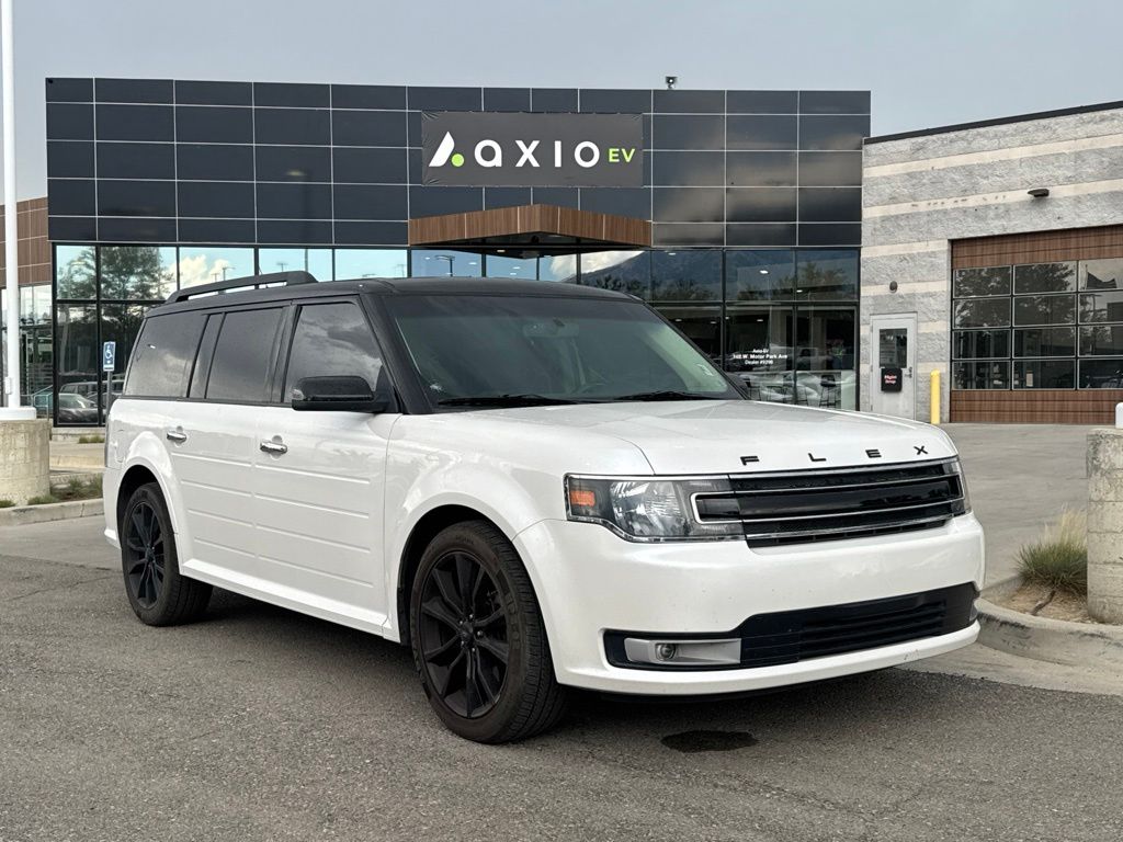 White Platinum Clearcoat Metallic 2016 Ford Flex SUV / Crossover Front-Wheel Drive 6-Speed Automatic