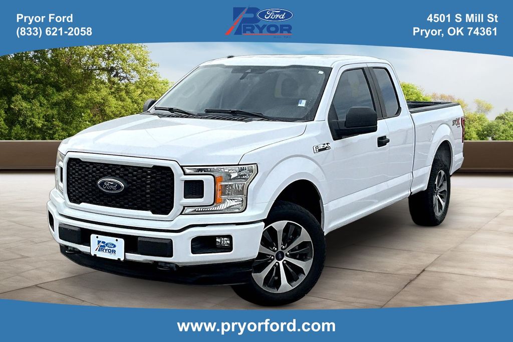 Oxford White 2019 Ford F-150 XL SuperCab 4WD Pickup Truck Four-Wheel Drive Automatic