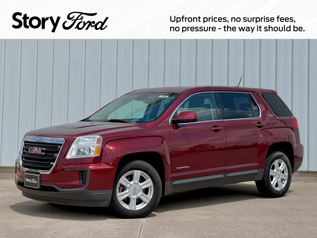 Crimson Red 2016 GMC Terrain SUV / Crossover Front-Wheel Drive 6-Speed Automatic