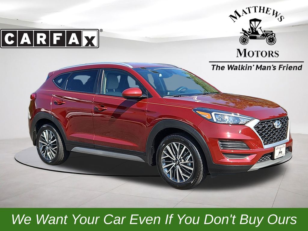 Gemstone Red 2020 Hyundai Tucson SUV / Crossover Front-Wheel Drive 6-Speed Automatic