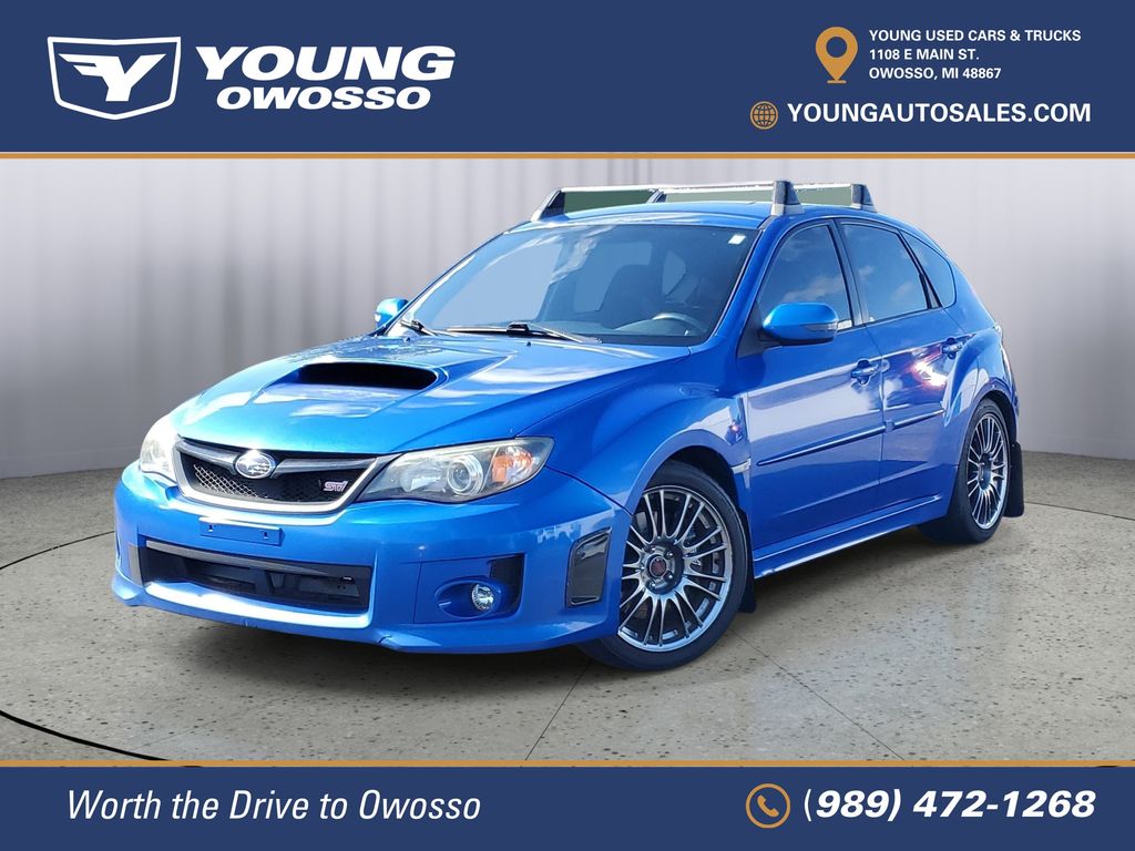 WR Blue Pearl 2011 Subaru Impreza WRX STI Hatchback All-Wheel Drive 6-Speed Manual