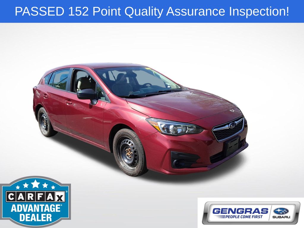 Crimson Red Pearl 2019 Subaru Impreza 2.0i Hatchback AWD Hatchback All-Wheel Drive Continuously Variable Transmission