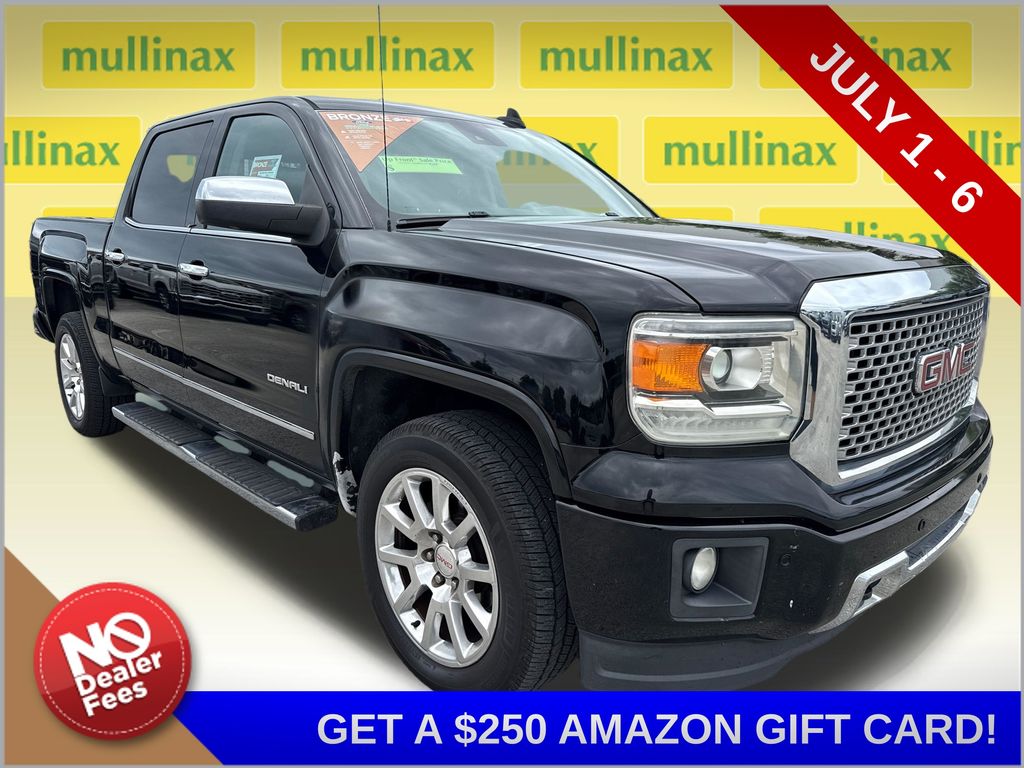 Onyx Black 2015 GMC Sierra 1500 Pickup Truck 4X2 6-Speed Automatic Overdrive