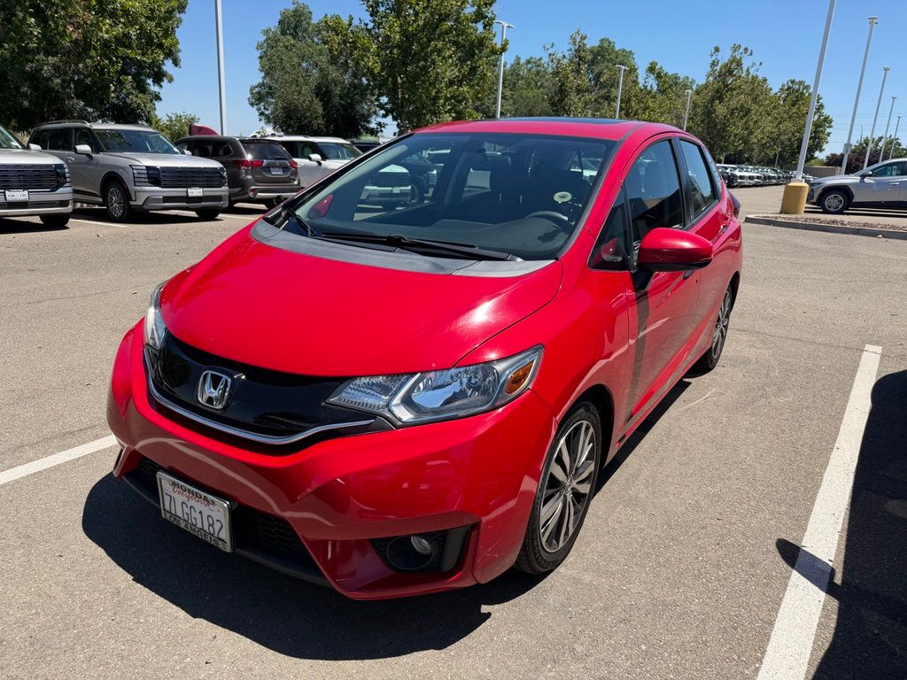 Milano Red 2015 Honda Fit EX Hatchback Front-Wheel Drive Continuously Variable Transmission