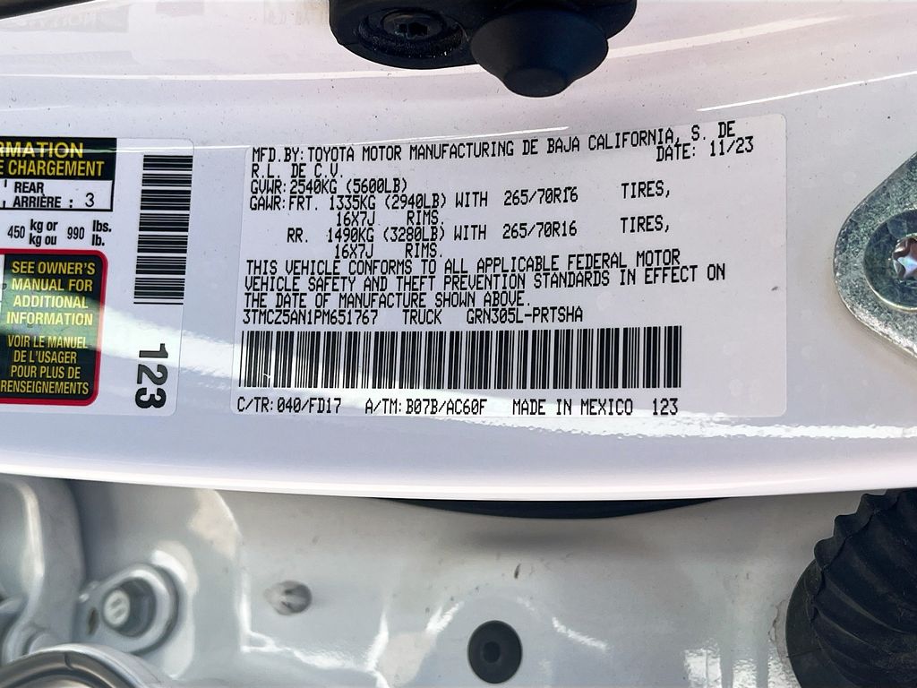 Used 2023 White Toyota TRD Off-Road image 29