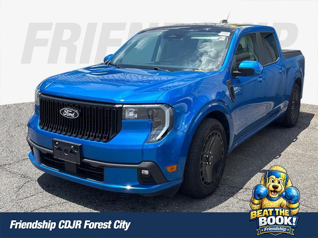 Blue 2025 Ford Maverick Pickup Truck All-Wheel Drive 7-Speed Automatic